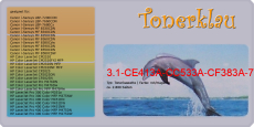 Tonerkassette 3.1-CE413A-CC533A-CF383A-718M-UNI kompatibel mit HP CE413A / 305A
